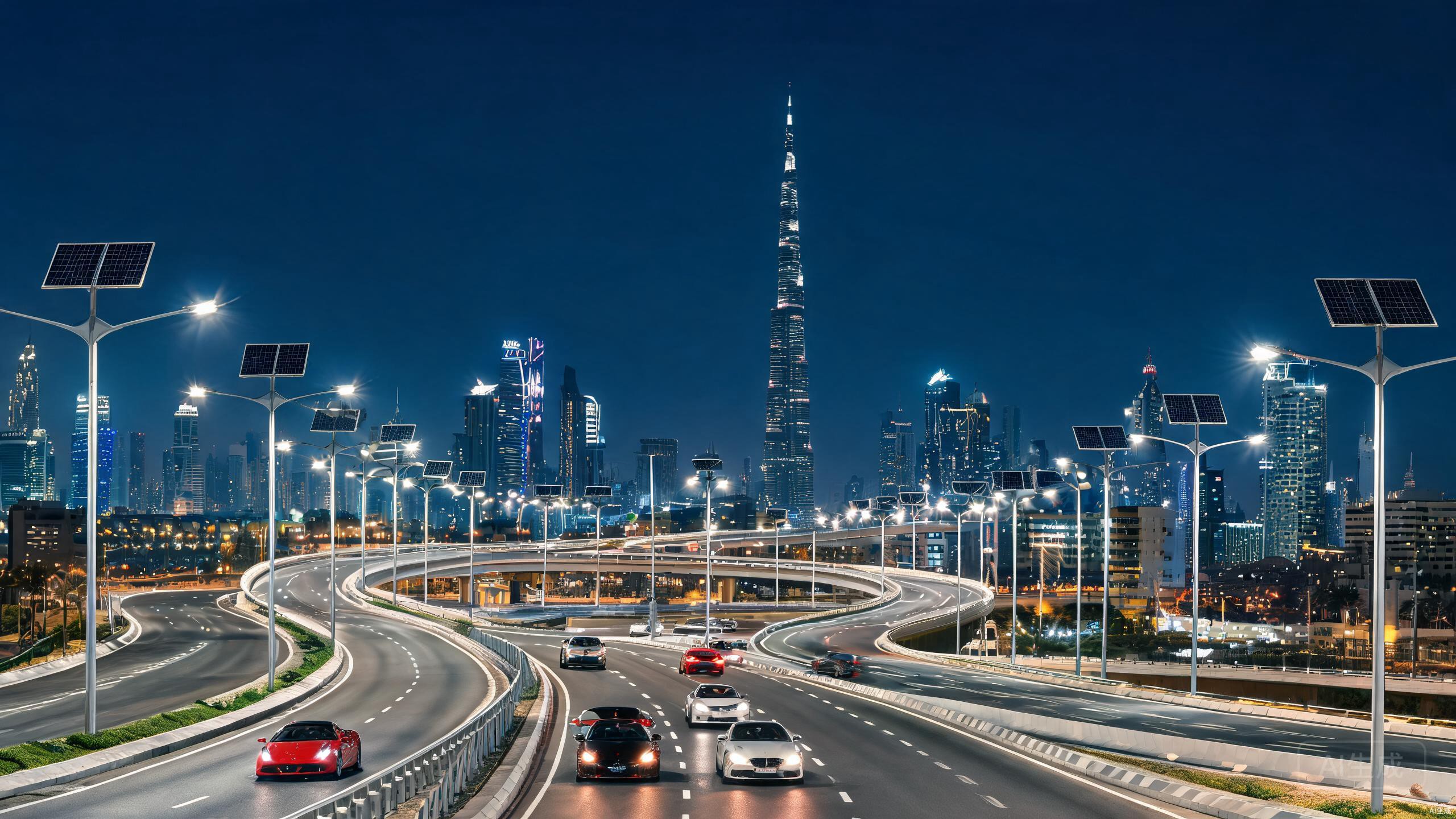 Dubai Ring Road Solar Street Lighting Upgrade
