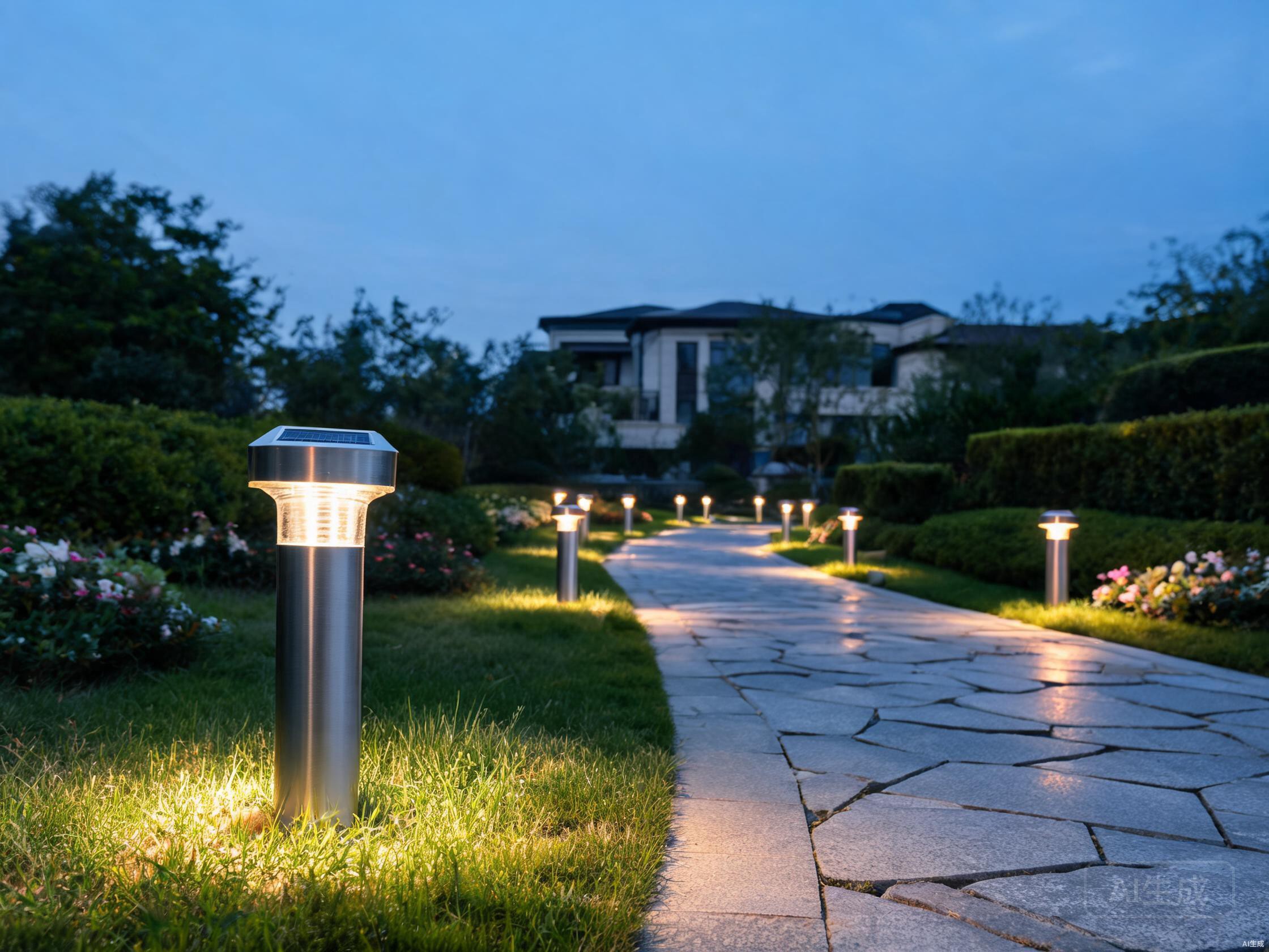 Solar garden lighting technology