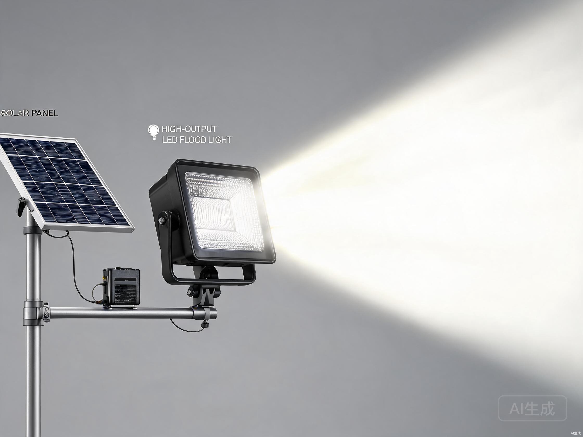 Solar Flood Light System